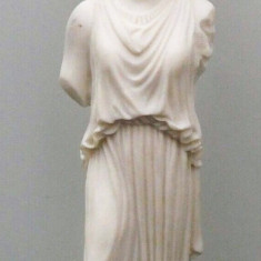 Statue / Sculptură alabastru - Grecia - Cariatida / Coloană - Zeități