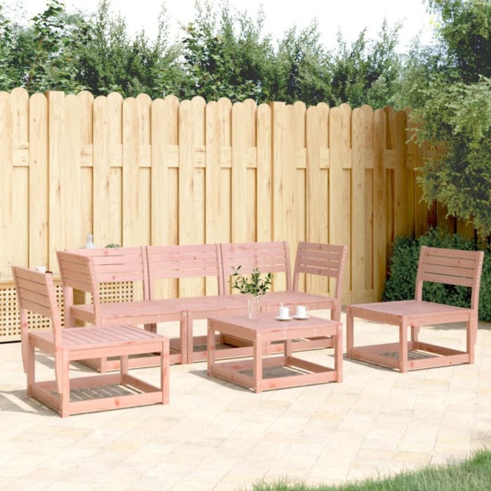 vidaXL Set mobilier de grădină cu perne, 5 piese, lemn masiv douglas 3216973