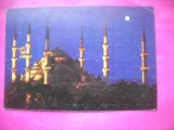 HOPCT 18045 NOCTURNA MOSCHEEA ALBASTRA -ISTANBUL-TURCIA-STAMPILA / TIMBRU -CIRCULATA