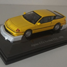 Macheta Renault Alpine GTA Version USA 1986 - Eligor/Altaya 1/43