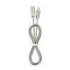 Cablu Date &amp; Incarcare Metal Tip C 2.4A (Argintiu) 1 Metru C813