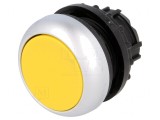 Comutator Apăsare 22mm 2 Pozitii Galben