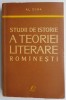 Studii de istorie a teoriei literare romanesti &ndash; Al. Dima (cateva sublinieri)