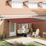 vidaXL Cortina Retractabilă portocaliu și maro 450 &times;350 cm țesătură 3331086