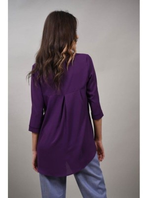 BLUZA CU MANECA 3/4 QUINTILIA M Violet foto