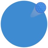 Folie Solara Piscina Rotunda 300cm Albastra PE vidaXL - Incalzire Economica, Protectie UV si Evaporare