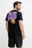 47 brand tricou din bumbac MLB New York Yankees culoarea negru, cu imprimeu, BB017TMMADL658109JK