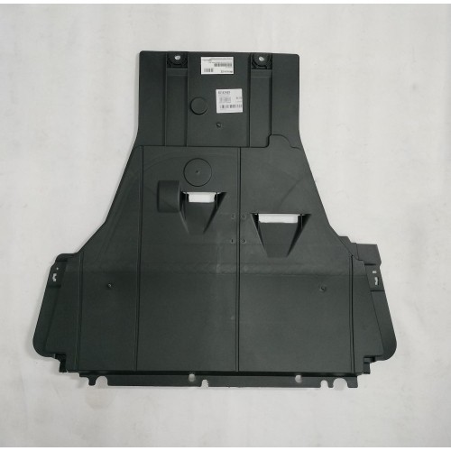 Scut motor Renault Megane 3, 10.2008-11.2013, Fata, polipropilena; parte inferioara, Aftermarket ; CLEME RUPTE - VEZI POZE