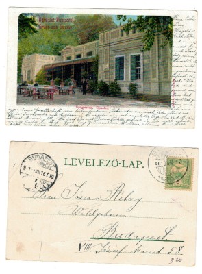 Buzias, Timis 1903 - Ilustrata litho, circulata foto