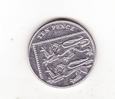 bnk mnd Marea Britanie Anglia 10 pence 2014 foto