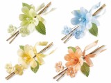 Cumpara ieftin Set 4 flori artificiale multicolore cm 25 H