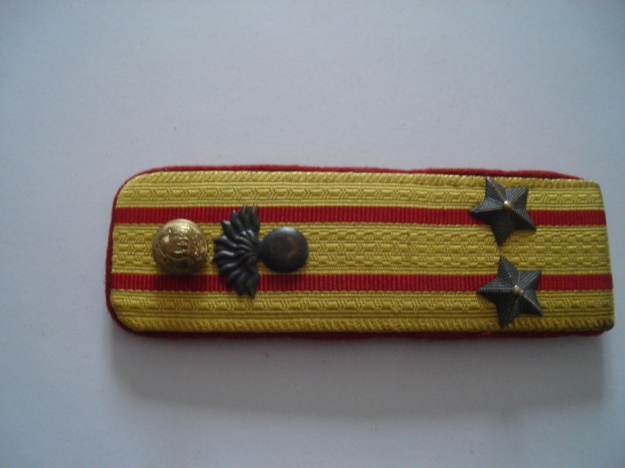 Epolet locotenent colonel de infanterie RPR