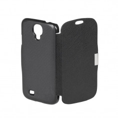 Husa Flip Cover telefon Samsung Galaxy S4, Negru foto