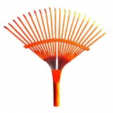 Grebla pentru frunze cu 16 dinti , fara coada, TopGarden 380512
