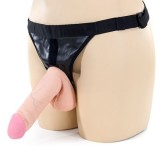 Cumpara ieftin Strapon Doc Johnson &raquo;On Vac U Lock&laquo; 17,3 cm - Natural