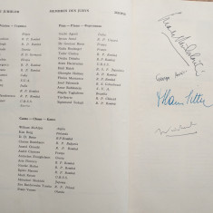 AL III-LEA CONCURS INTERNATIONAL GEORGE ENESCU, 1964 / SEMNATURI OLOGRAFE