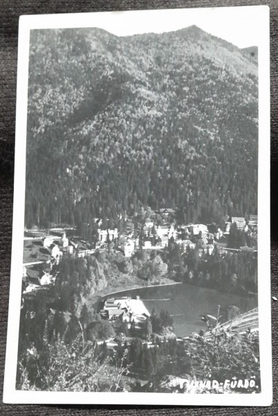 Carte postala, vedere generala Tusnad, 1942