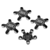 Set 4 Capace Jante Aliaj AUDI Spider, 135mm negru