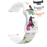 Cumpara ieftin Curea silicon, compatibila Huawei Watch Fit 1, VD Very Dream&reg;, Quick Release, Spring Butterfly