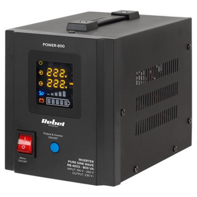 UPS CENTRALE SINUS PUR 800VA 500W 12V REBEL EuroGoods Quality foto