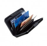 Cumpara ieftin Suport pentru Carduri Bancare Negru 11x7cm