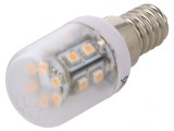 Lampă LED E14 1,2W Alb Cald 2700K, Goobay
