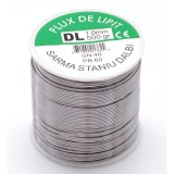 Fludor Lipit 1mm, 500g, SN40/PB60, Aliaj Staniu/Plumb, cu Pasta Decapanta, Sarma Lipire Electronica/Electrica