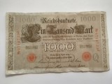 Germania - 1000 Mark 1910 - Stampila rosie