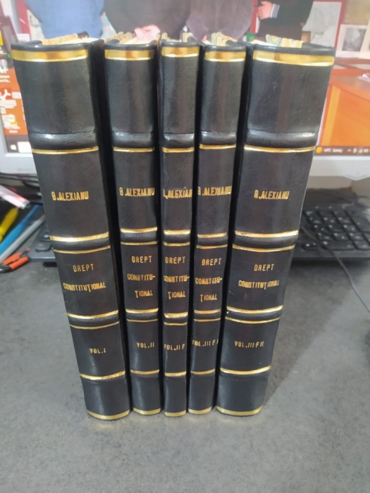 George Alexianu, Curs de drept constituțional, 5 volume, 1930-1937, 113