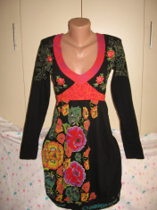 Rochie Desigual bumbac Mar 40 foto