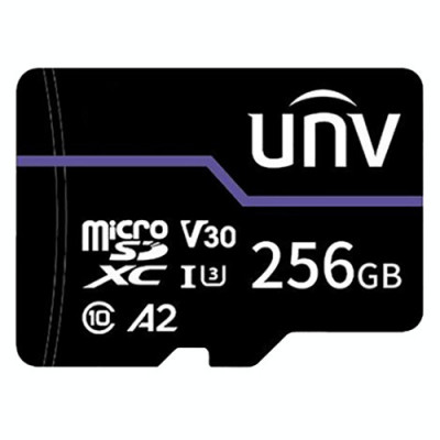 Card memorie 256GB, PURPLE CARD - UNV TF-256G-T-IN SafetyGuard Surveillance foto