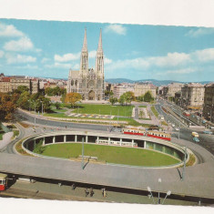 AT1 -Carte Postala-AUSTRIA-Viena, Rooseveltplatz , circulata 1969