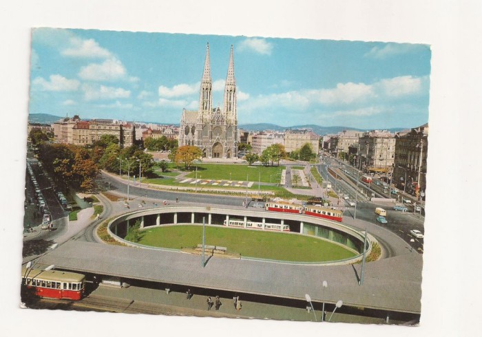 AT1 -Carte Postala-AUSTRIA-Viena, Rooseveltplatz , circulata 1969
