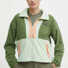 Columbia bluză Back Bowl femei, culoarea verde, cu model 2001293