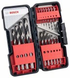 Bosch Set 18 burghie spirale HSS PointTeQ ToughBox, D1-10mm ProAdvanced PowerfulTools