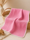 Cumpara ieftin Paturica roz ciclamen din muselina (Marime Disponibila: One size)