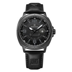 Ceas Barbati Naviforce 8078 Negru , Design Business, Functii Multiple, Data automata, Rezistent la Apa 3ATM