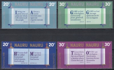 Nauru 1980,1981 - Crăciun, 2 Serii, MNH foto