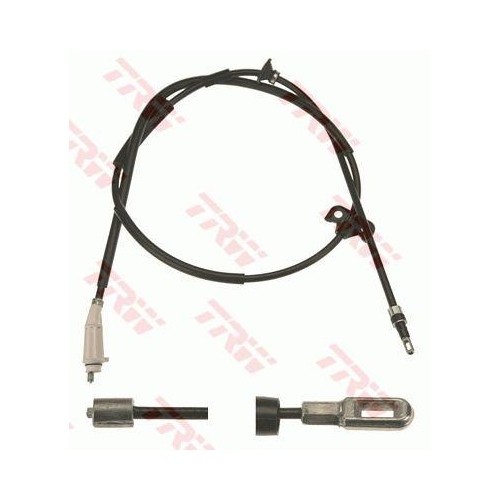 Cablu frana mana Volvo S80 1 (184), 05.98-02.08, V70 2 (285), 11.99-12.08, Xc70 1 Cross Country (295), 10.97-10.07, punte spate, Stanga=Dreapta, pt f