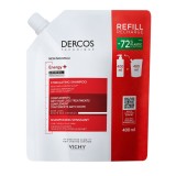 Rezerva eco sampon cu actiune energizanta Dercos Energy+, 400 ml, Vichy