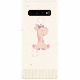 Husa silicon pentru Samsung Galaxy S10 Plus, Giraffe Cute