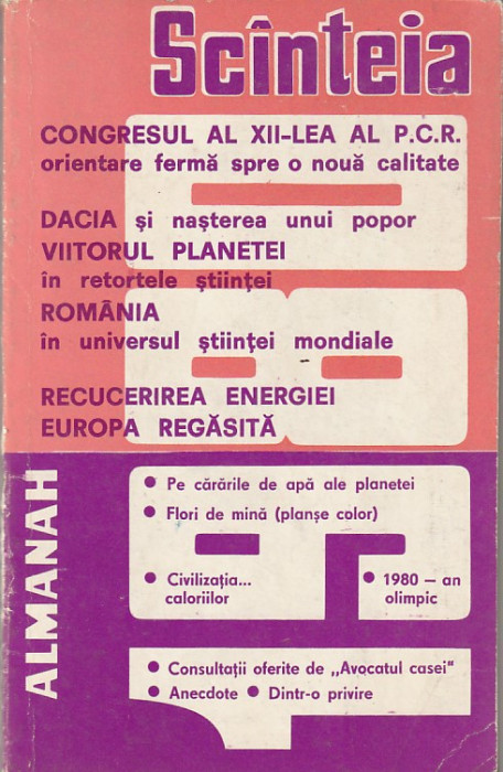 ALMANAH SCANTEIA 1980