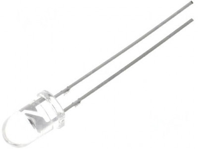 LED 5mm ultraviolet 3-3.8V &amp;lambda;d 370-380nm 15&amp;deg; 20mA 2.5&amp;divide;4.5mW - 30&amp;divide;85&amp;deg;C OPTOSUPPLY OSV2YL5111A foto