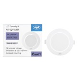Aproape nou: Spot LED PNI D-Light CL2507 6W, incastrabil, rotund, 120.5*28.4mm, 420