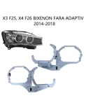 Set 2 rame adaptoare la lupe Hella G5 pentru BMW X3 F25, X4 F26 BiXenon fara adaptiv