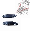 Suport bara protectie, spoiler Citroen C-Elysee, 11.2012-01.2017, montare fata, stanga+dreapta, metal, RapidAuto