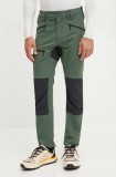 Hagl&ouml;fs pantaloni de exterior Mid Slim culoarea verde, 605212