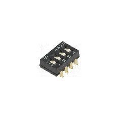 Intrerupator DIP, 2 pozitii, montare SMT, 4 sectiuni, OMRON OCB - A6SN-4101