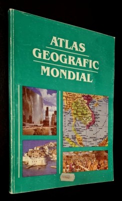 Atlas geografic mondial -Jano Radu, editura tipocart brasovia 1998 foto