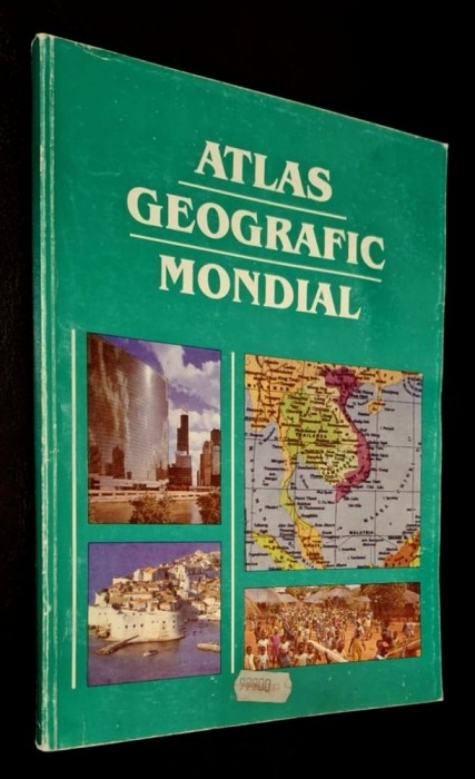 Atlas geografic mondial -Jano Radu, editura tipocart brasovia 1998